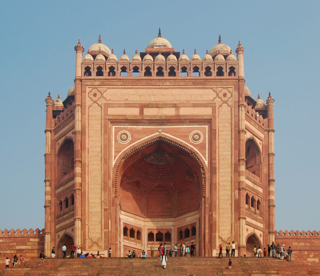 Buland Darwaza entrance gate at Fatehpur Sikri built by Emperor Akbar